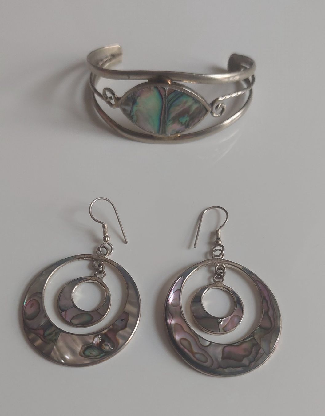 Altri gioielli: Set bracciale e orecchini messicani, con conchiglia abalone – Usato da Tesserete venduto da BreezyRose 2