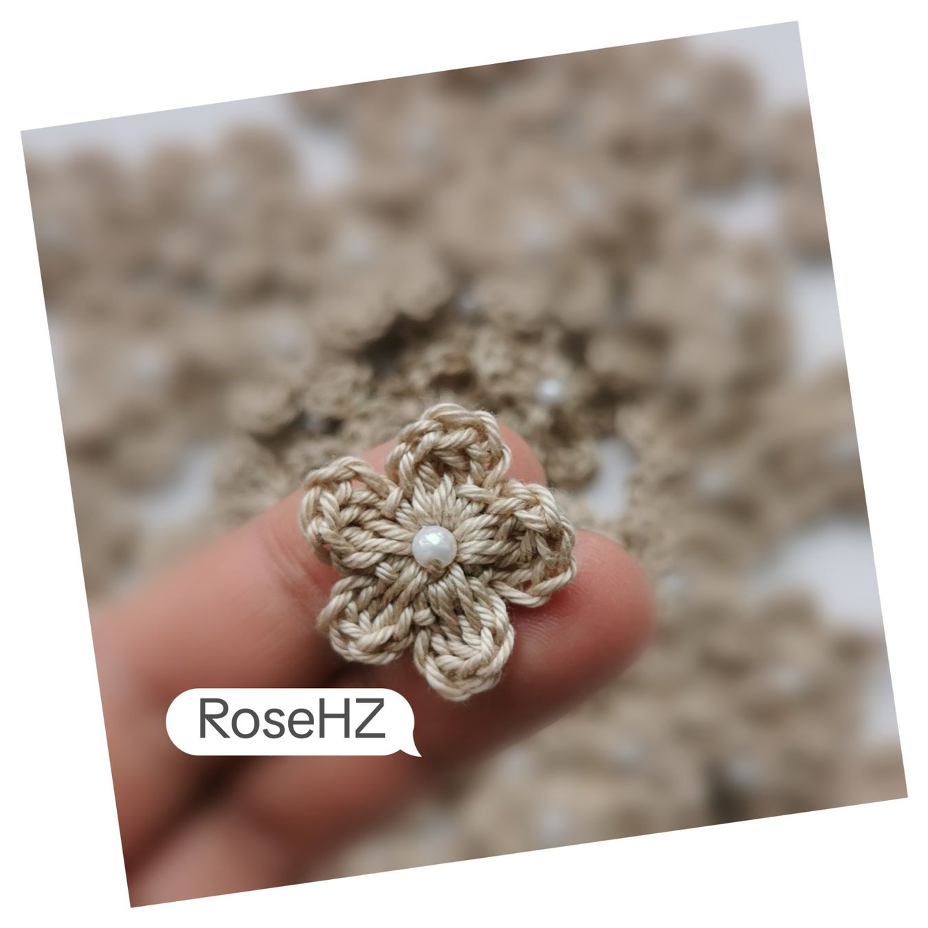Insignes: Gehäkelte Blumen 10.Stück Baumwolle – Neuf (Voir description) à Schaffhausen par RoseHaekelzauber 1