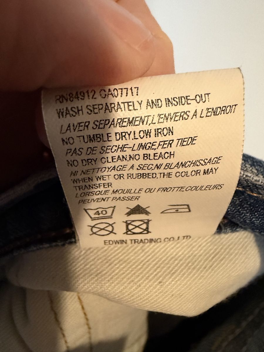 Edwin Jeans: Jeans EDWIN 53502S taglia 32x32 usati – Usato da Lugano venduto da can_xdd8 7