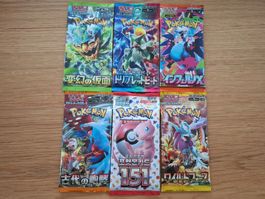 Pokemon diverse Booster Packs