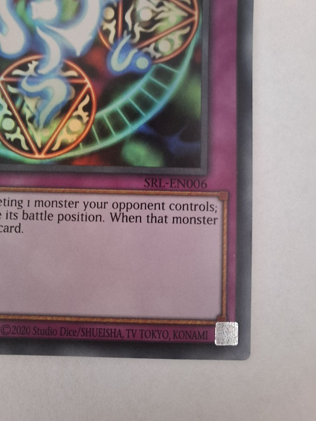 Yugioh Carte collezionabili: Yu-Gi-Oh Spellbinding Circle SRL-EN006 Trap Card – Usato da Stoos SZ venduto da AmstiM 2
