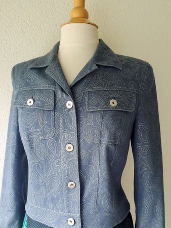 JEANSJACKE JACKE S JEANS 36 MILANO, TOP ZU KLEID HOSE ROCK