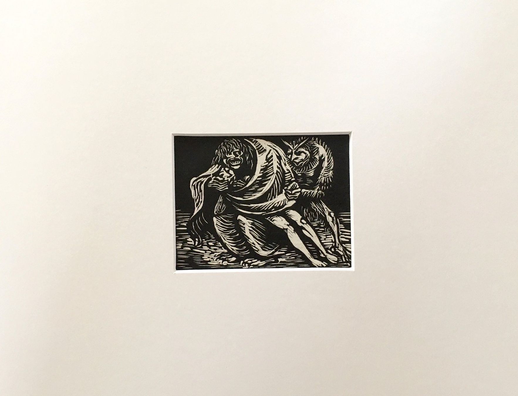 Xilografie: Ernst Barlach Original Holzschnitt "Blocksberggelichter" – Usato da Nennigkofen venduto da babag 1