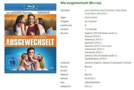 Wie ausgewechselt [Blu-ray]