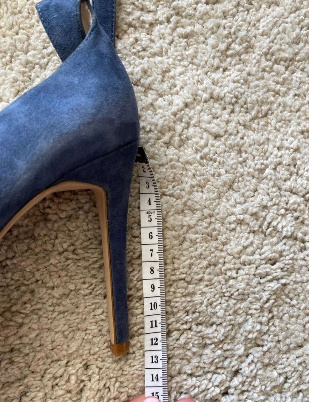 Zara Damenschuhe: Sandals au talons bleu daim 37 – Gebraucht aus La Croix (Lutry) von secondhandZara 4