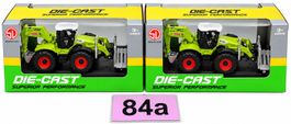 Die Cast 2 Bagger/Traktoren mit Planierschild/Greifer,Nr.84a