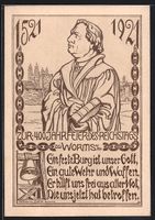Worms, 400 Jahrfeier des Reichstages, Ma