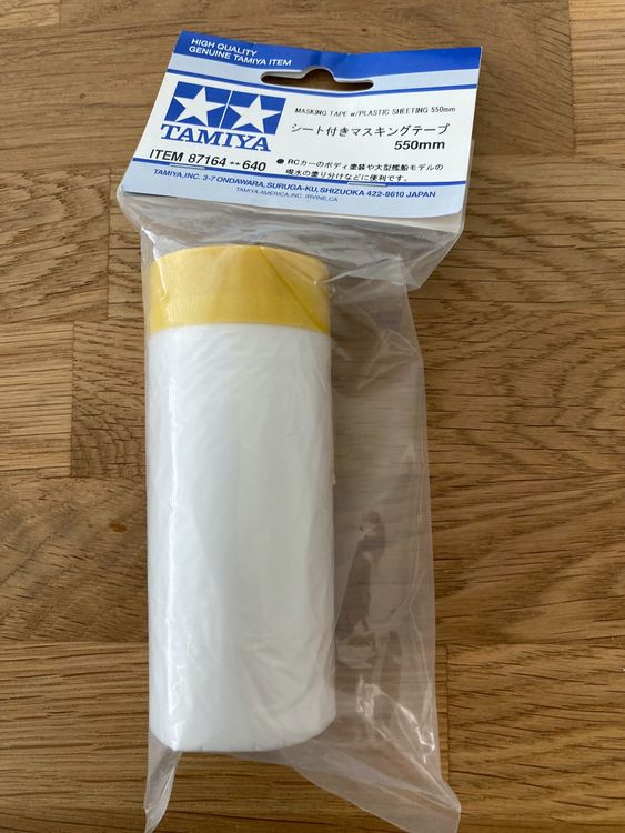 TAMIYA MASKING TAPE WITH PLASTIC SHEETING 550MM Kaufen auf Ricardo