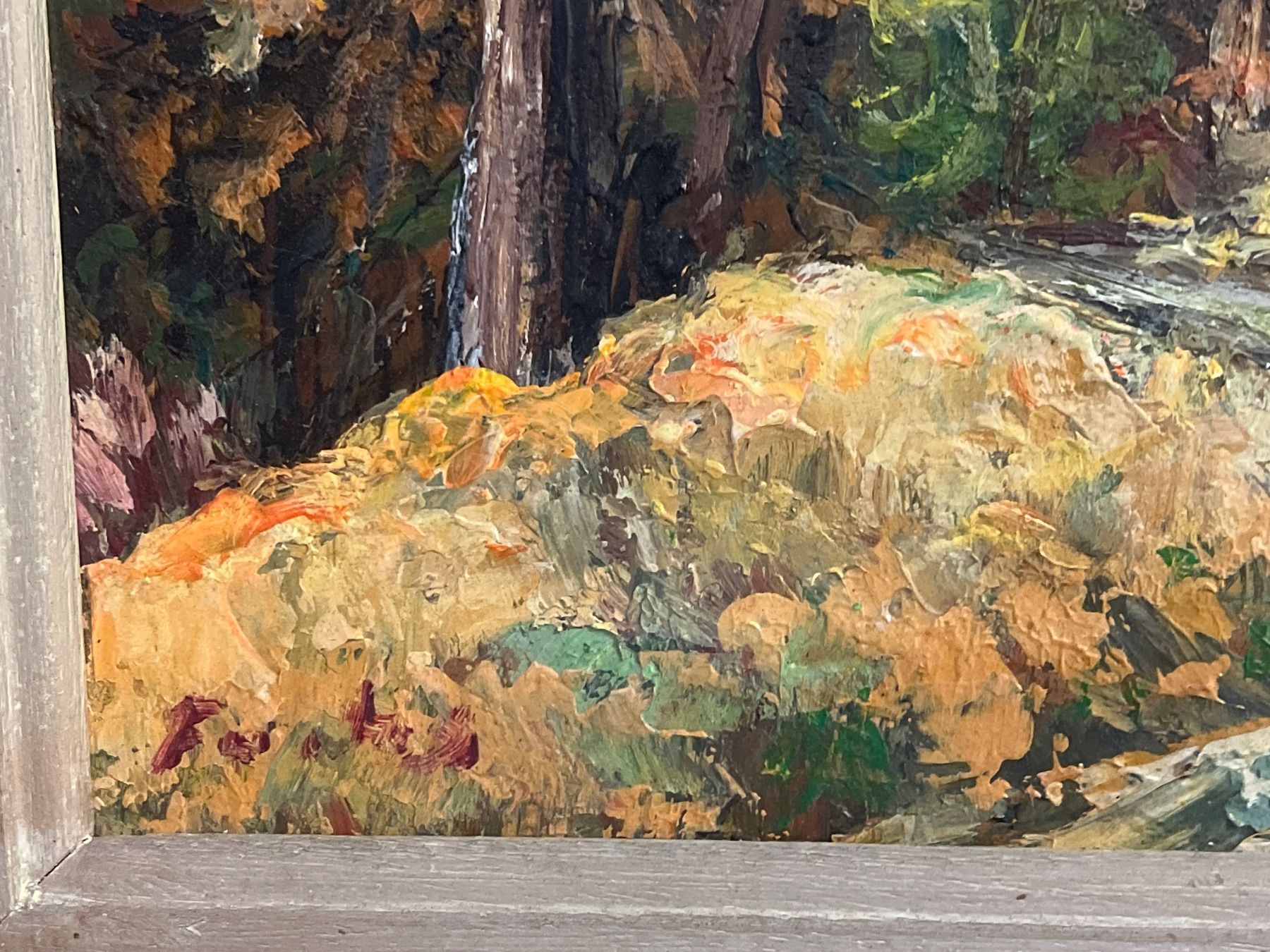 Dipinti: Berg Bild signiert Ernst Fuchs – Usato da Thun venduto da IBT1 1