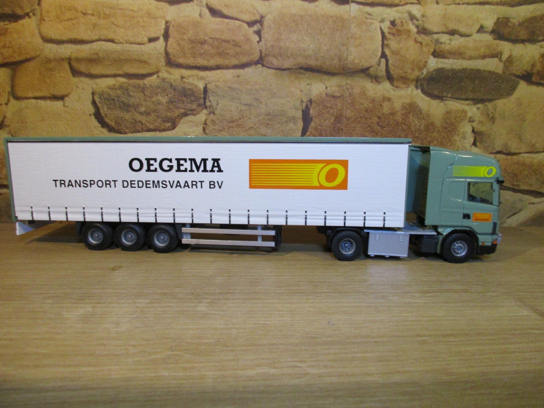 Tekno Modellbausätze & Standmodelle: Tekno  1:50  Scania  124  Oegema – Gebraucht aus Ennetmoos von Truckdiver 5