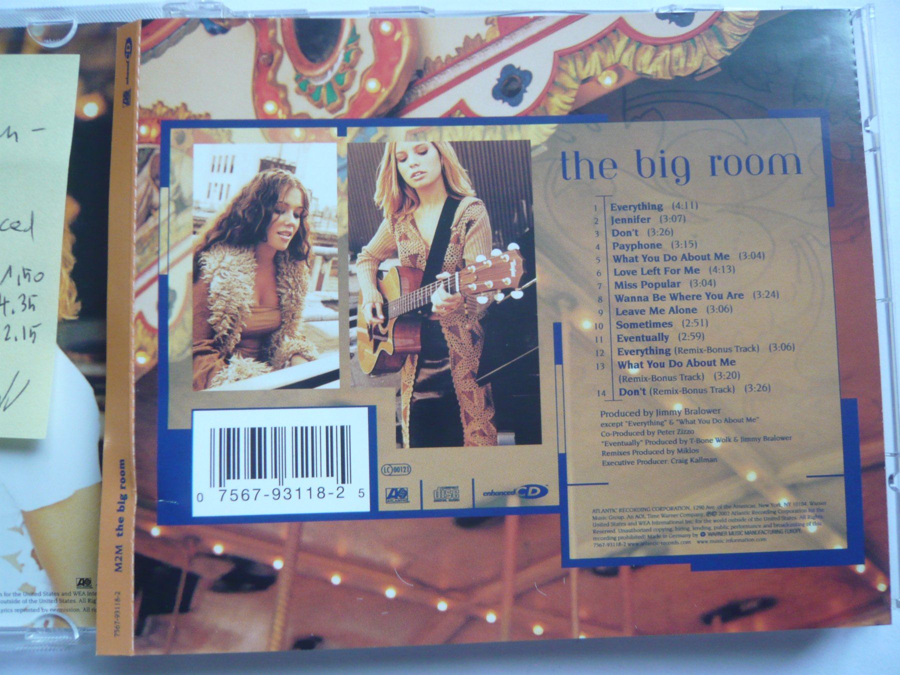 CDs: M2M The Big Room – Gebraucht aus Winterthur von Cajun 2
