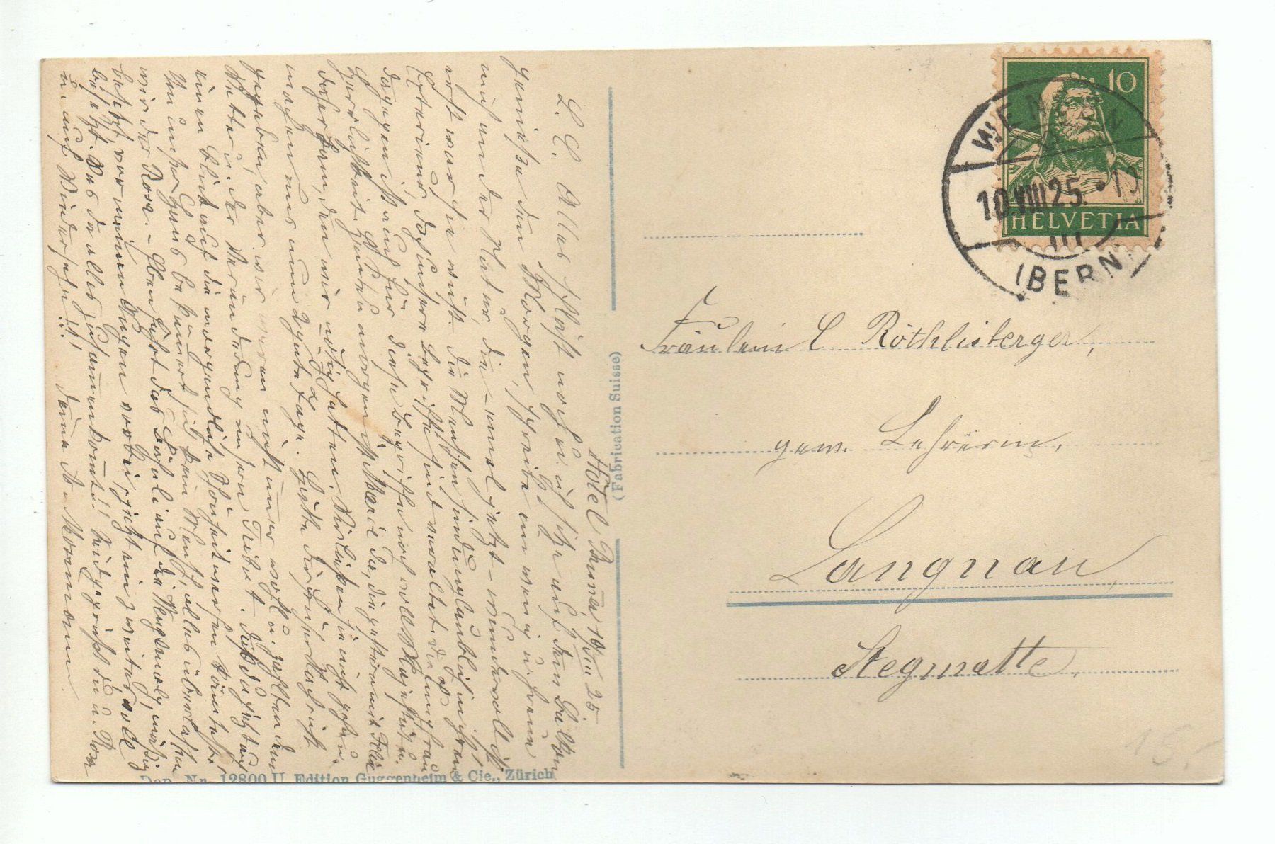 Cartes postales: WENGEN mit Jungfrau – D'occasion à Jona par philajona 1