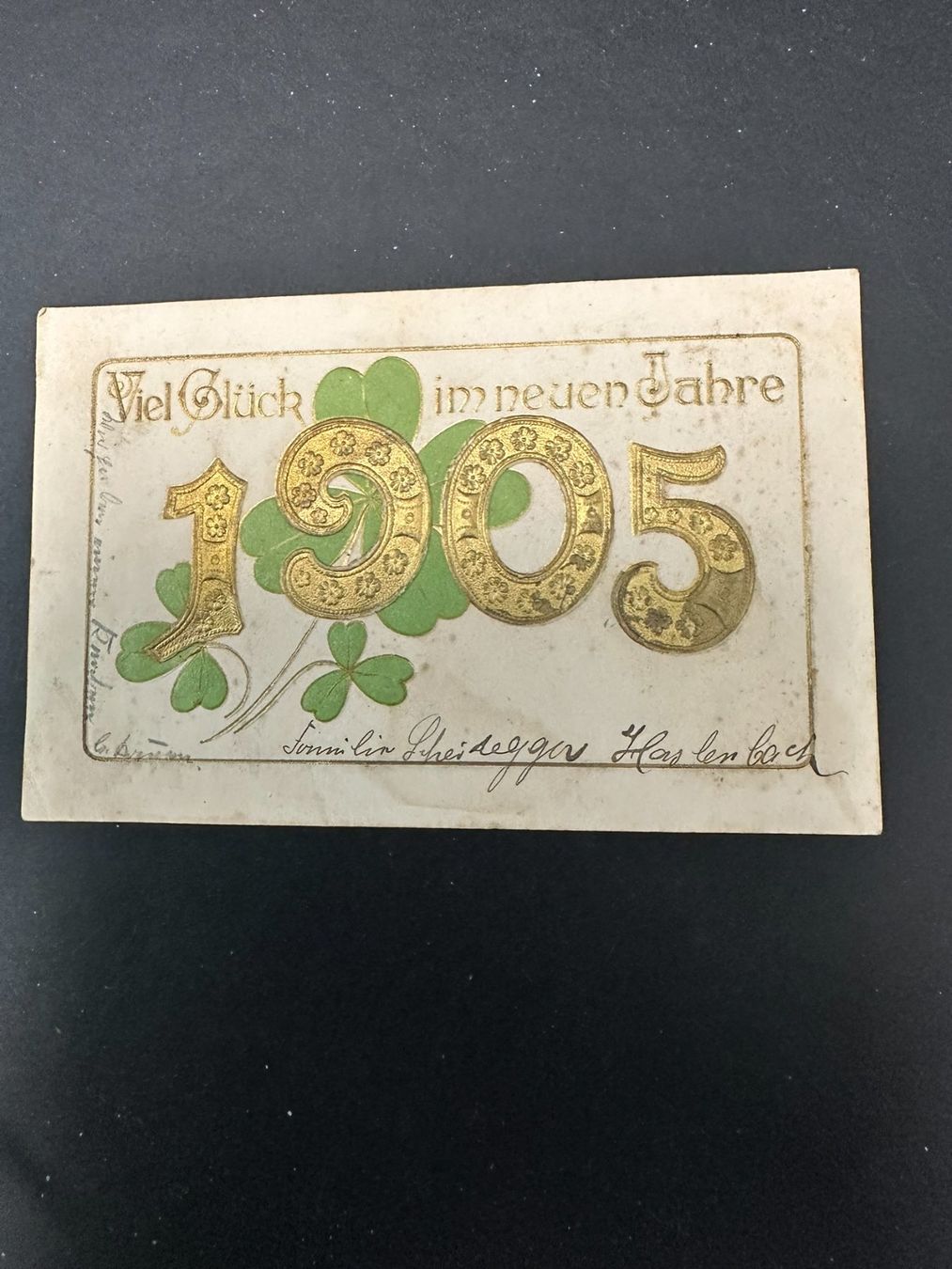 Cartoline postali: fünf verschiedene Postkarten 1900-1915 – Usato da Lyssach venduto da Zsag 1