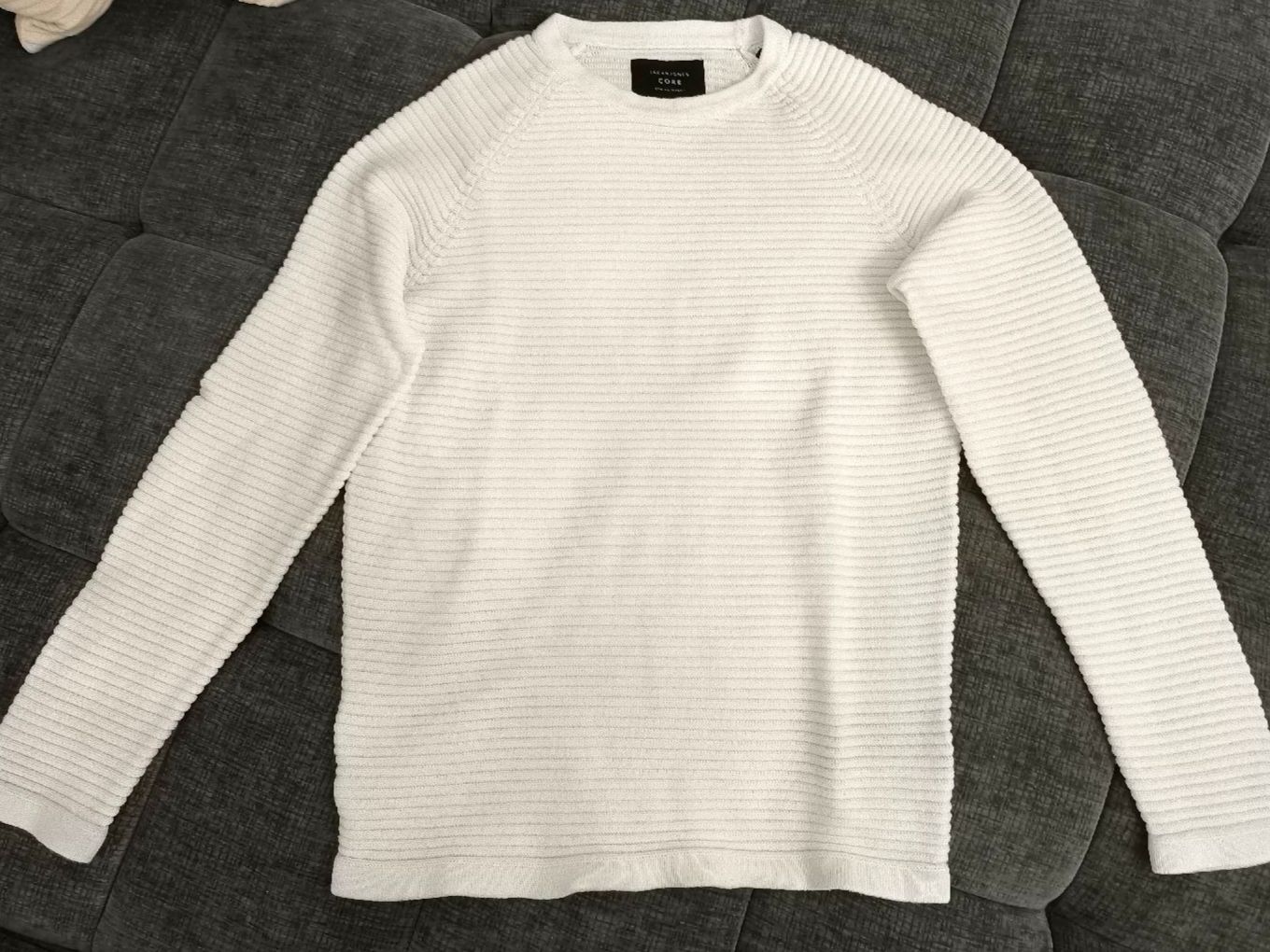 Jack & Jones Maglioni & Felpe: Jack & Jones weißer Frühlingspullover Größe S – Usato da Oensingen venduto da Outlet_Super_Sale