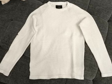 Jack & Jones weißer Frühlingspullover Größe S