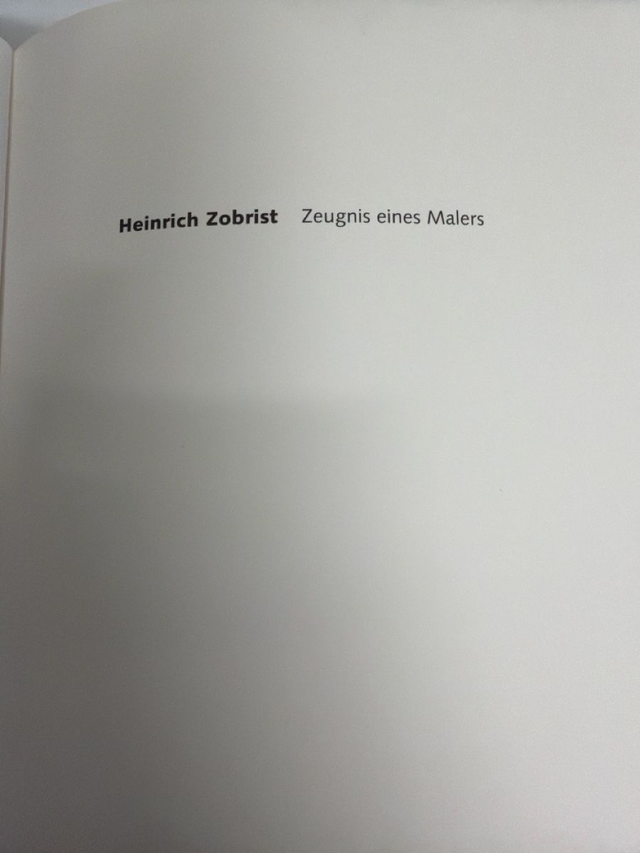 Dipinti: Heinrich Zobrist Ölgemälde 1998 v – Usato da Ebmatingen venduto da bea_fph9 5