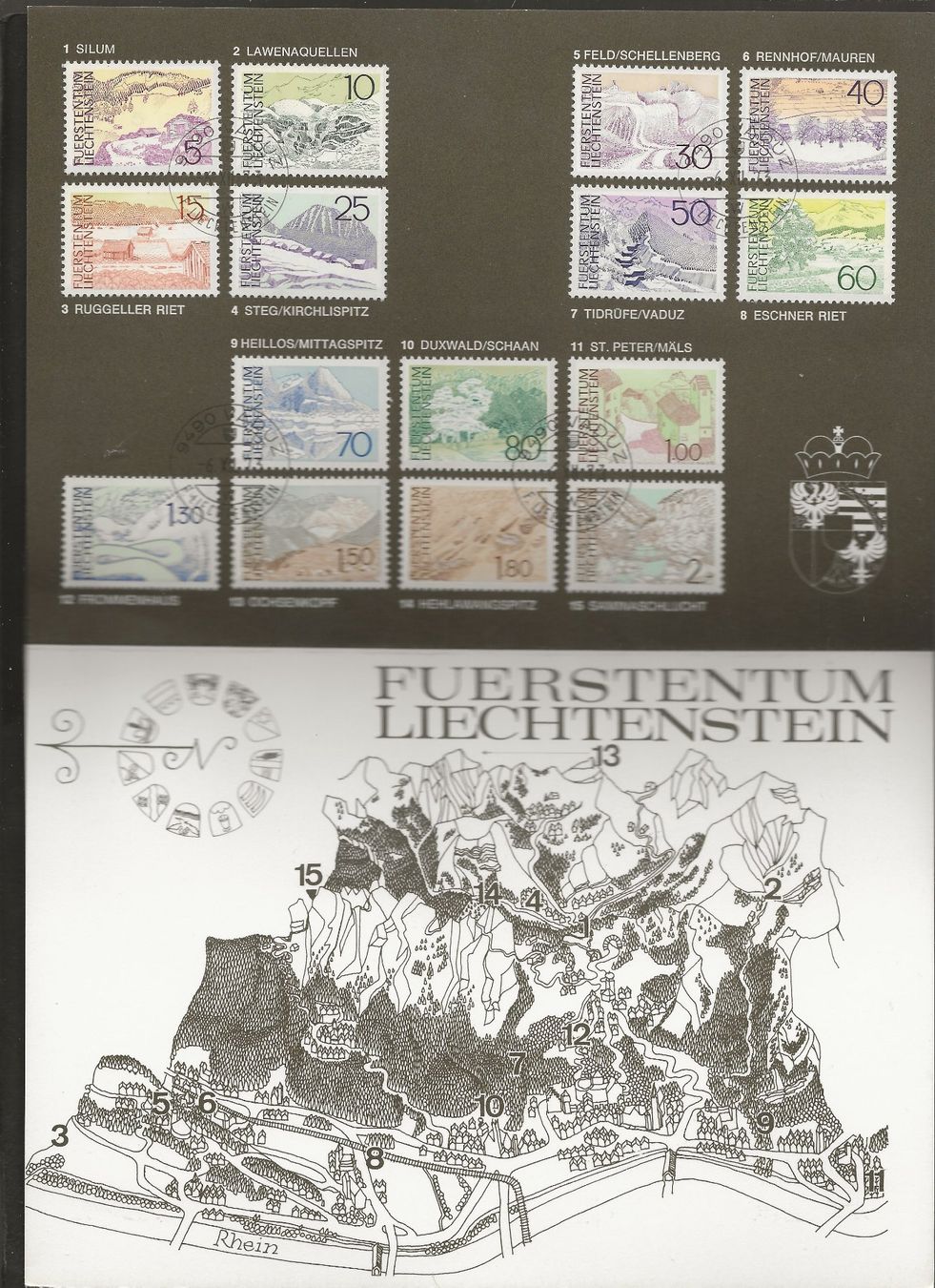 Tutti i francobolli: FDC Maximumkarte Liechtenstein 1973 – Usato da Au ZH venduto da xelagreb01