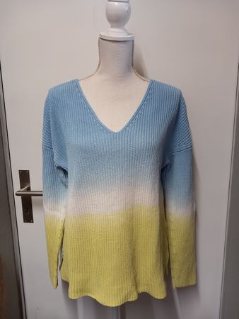 Lieblingsstück Pullover Strick Baumwolle Gr.38, Farbverlauf