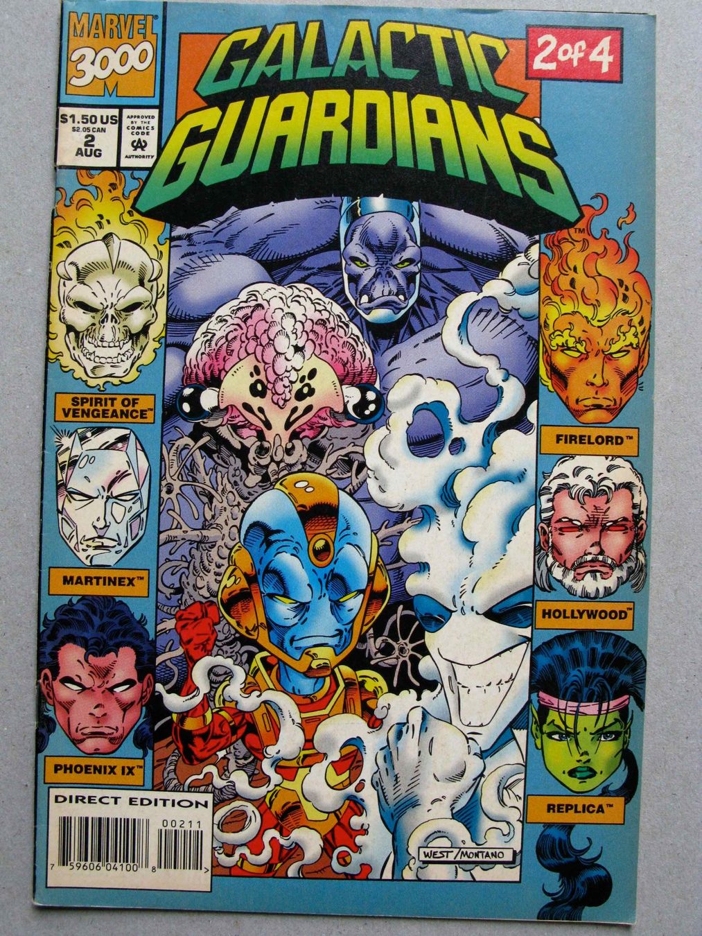 Fumetti: Galactic Guardians 2 of 4  Marvel 1994 – Usato da Samstagern venduto da Betscha