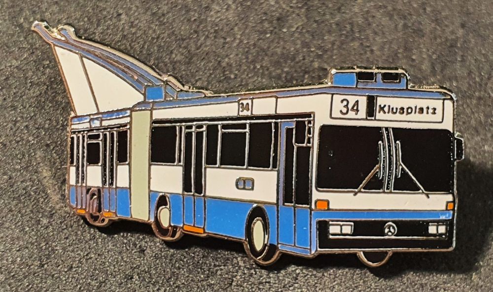 U310 - Pin VBZ Zürich Bus Klusplatz Mercedes Nr. 388/500 (Gebraucht) in ...