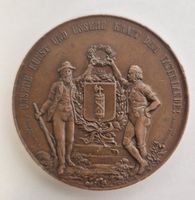 Medaille Kantonal Schützenfest Ebnat Kappeln 1891, Bronze
