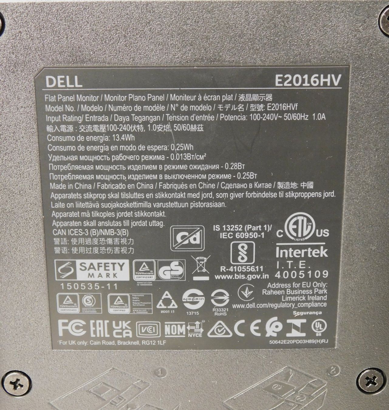 Dell Monitore: Dell E2016HV Computerbildschirm – Neu und originalverpackt aus Emmenbrücke von Neverlaand-22 2