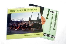 2x CHRIS BARBER, 33 RPM Vinyl LPs aus der Zeit, >VG/VG