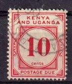 Ostafr. Gemeinsch., Kenia + Uganda + Tangan, Mi 2⊙ Dienstm.