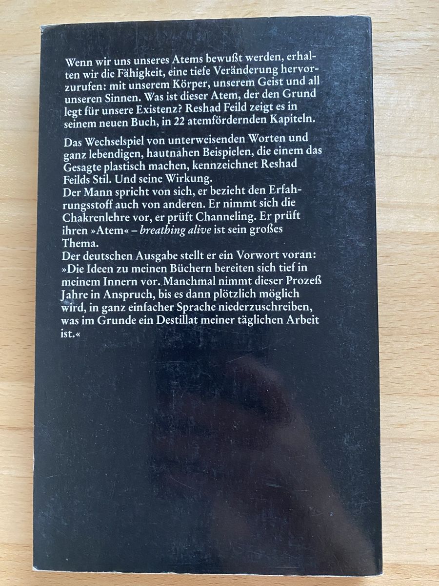 Libri: Das atmende Leben - Reshad Feild – Usato da Schwarzenburg venduto da Michellu 1