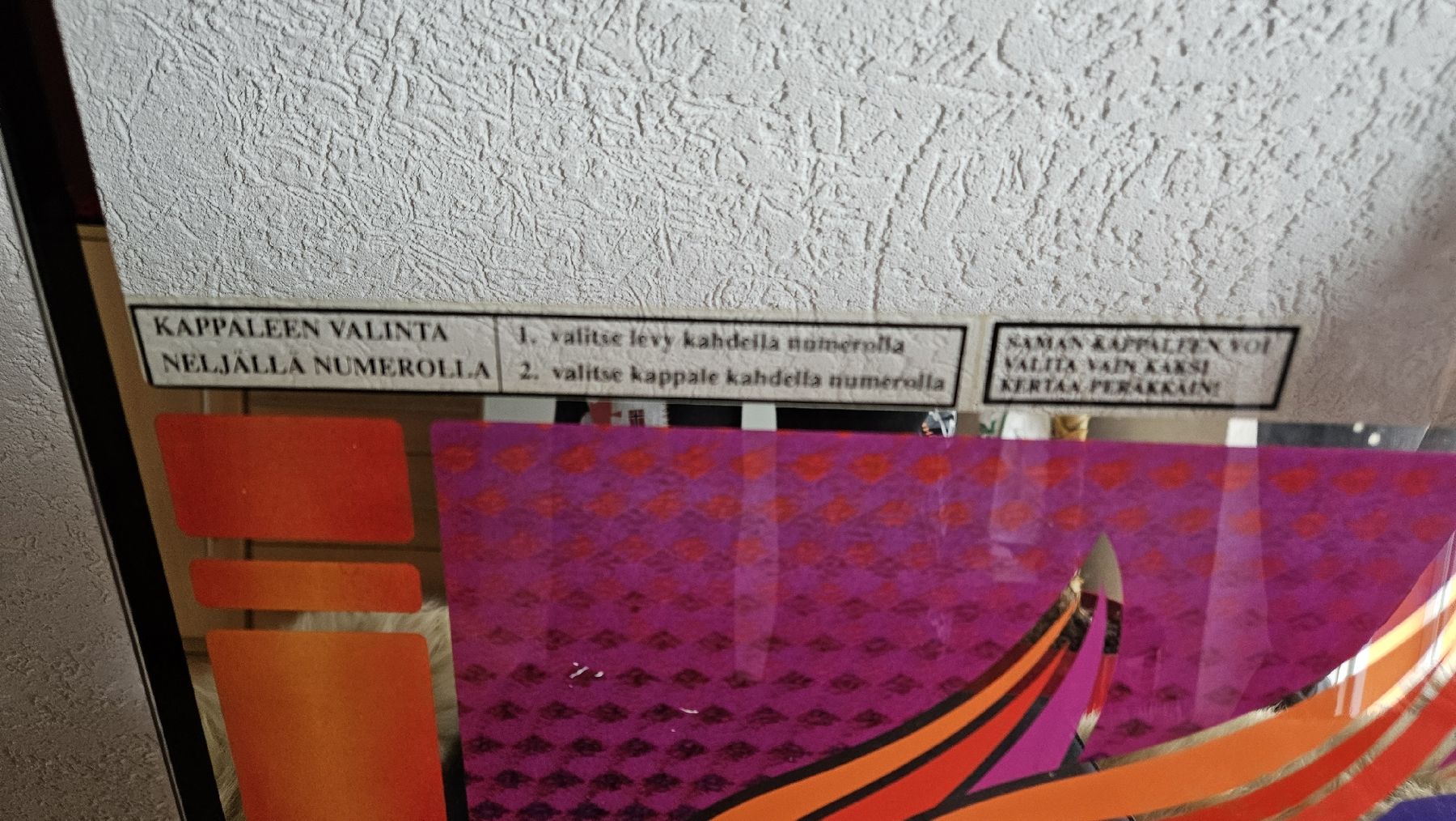 Musiktruhen: Firebird Jukebox Scheibe NSM, Glas, Original, Vintage! – Gebraucht aus Gibswil von Dapi 4