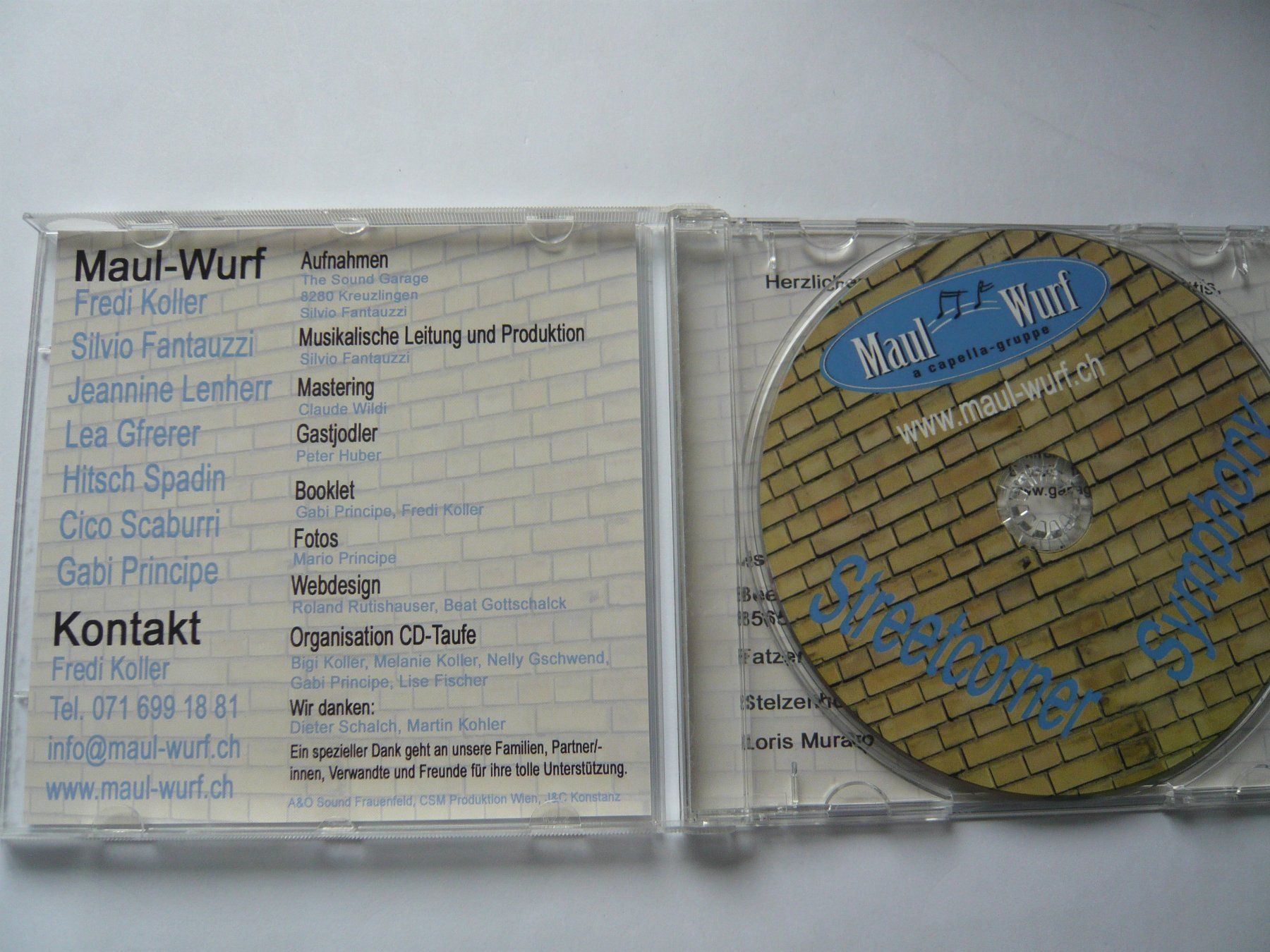 CD: MAUL-WURF STREETCORNER SYMPHONY – Usato da Winterthur venduto da Cajun 1