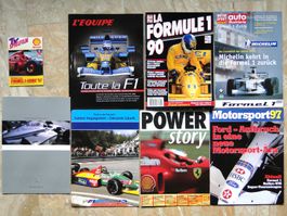 7 Formel 1-Magazine FORD FERRARI MERCEDES 1987-2002