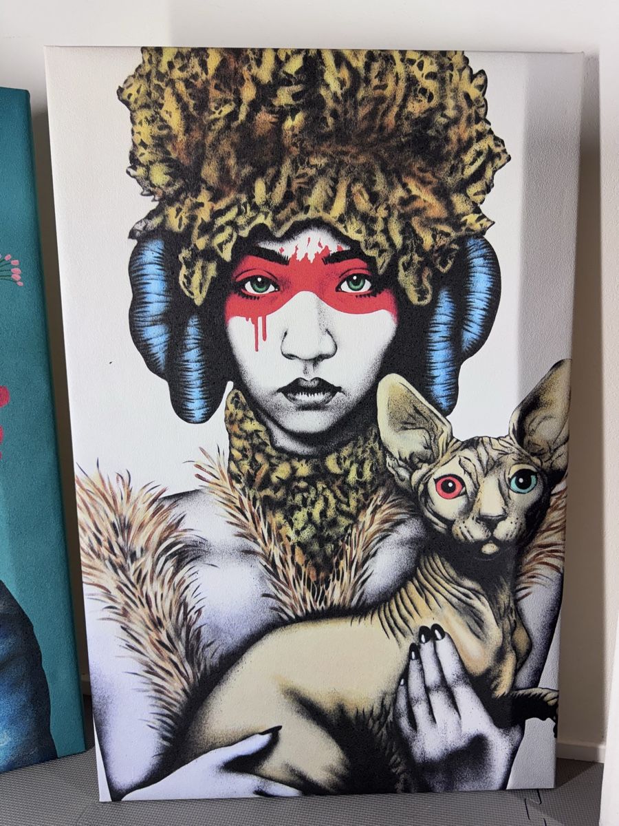 Poster & Bilder: 3er-Set Designer-Wandbilder | Urban Art | Grossformat – Gebraucht aus Zürich von 44sensation44 3