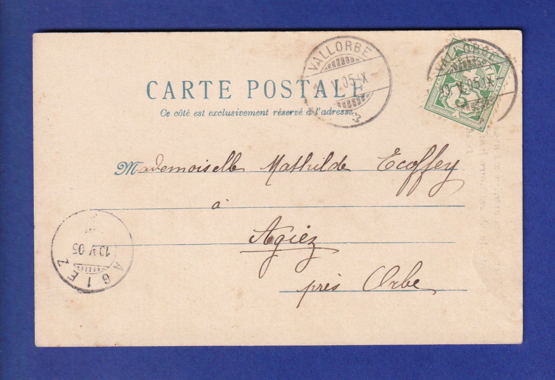 Cartoline postali: OISEAU - Hirondelles – Usato da Pully venduto da nicecards-shop 1