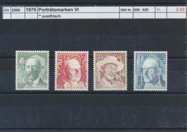 1979 "Porträtmarken VI", ** postfrisch