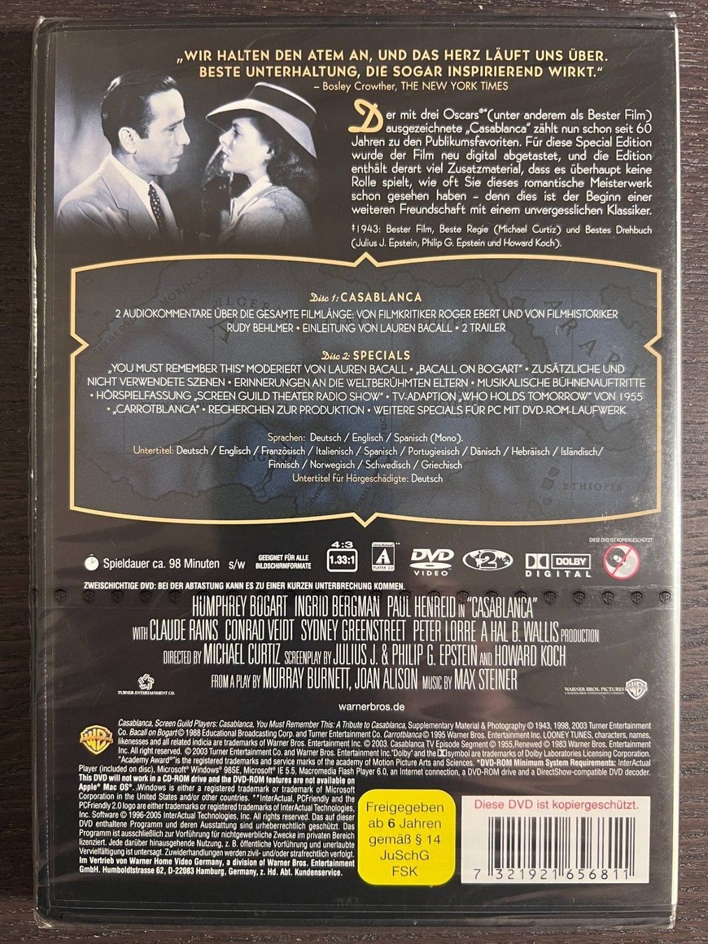 Tutti i DVDs: Casablanca – Nuovo e nell'imballaggio originale da Zürich venduto da FilmFreunde 1