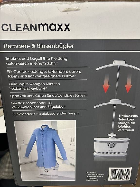 Ferri da stiro: Hemden- und Blusenbügler – Nuovo e nell'imballaggio originale da Ennetbaden venduto da Elacsap 1