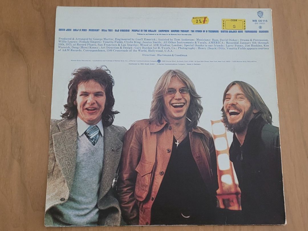 Dischi in vinile: LP  America – Usato da Martigny venduto da MZ-67 1