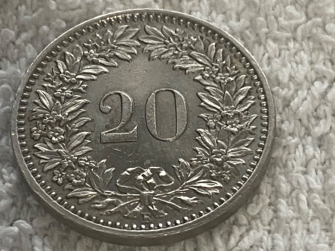 Alle Münzen: 20 centimes/rappen 1958 – Gebraucht aus Nyon von Ilmi09 1