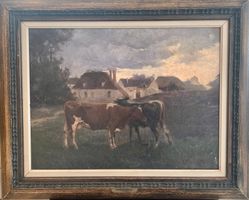 Georges Drouin: Ölgemälde „Férolles (Seine-et-Marne)“