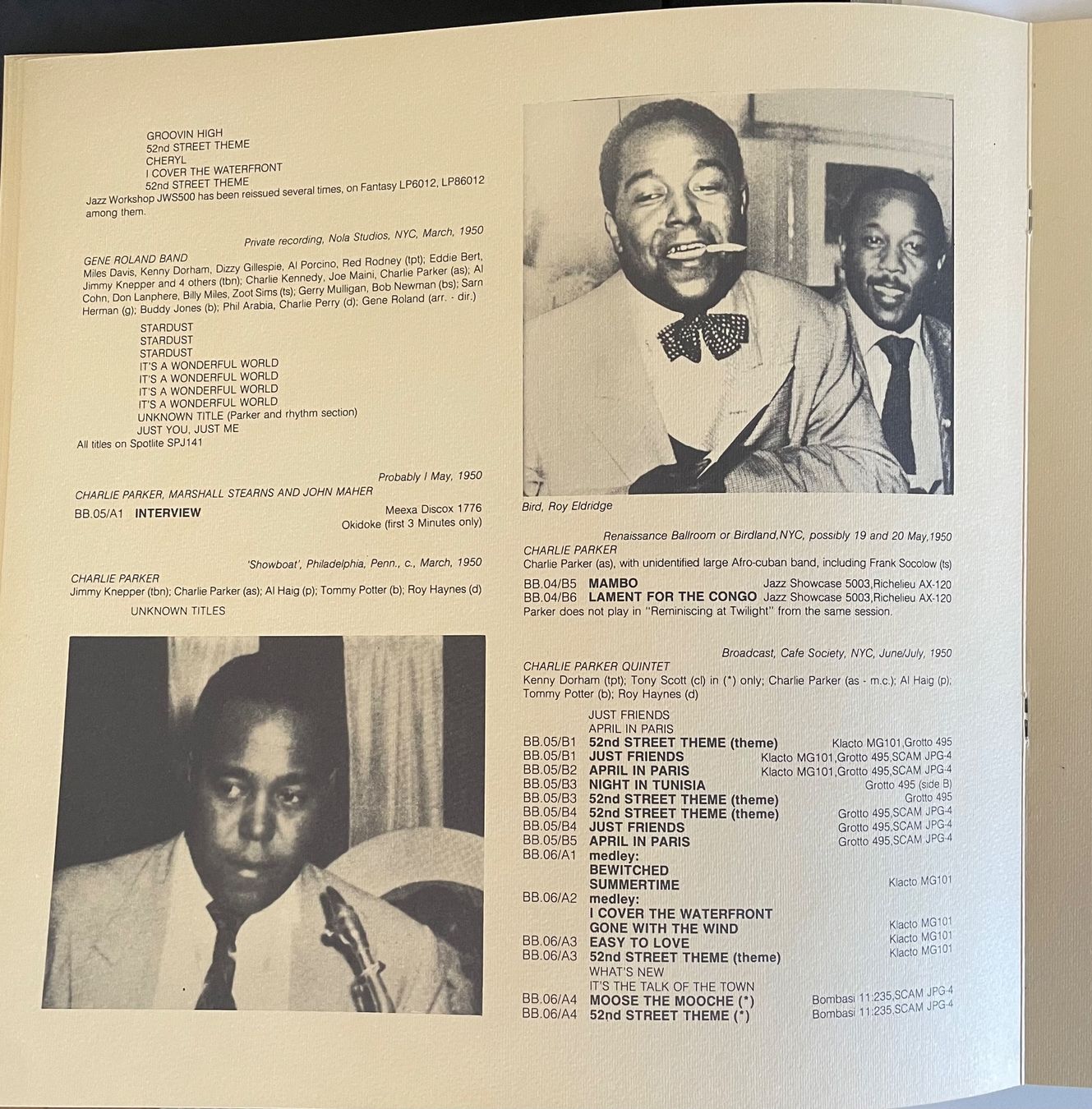 Dischi in vinile: Bird - Live and private recordings in chronological order – Usato da Zürich venduto da T_U 6