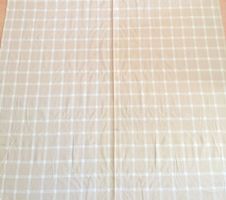 Stoff beige nähen Landschaft  tissu broderie /pro Meter