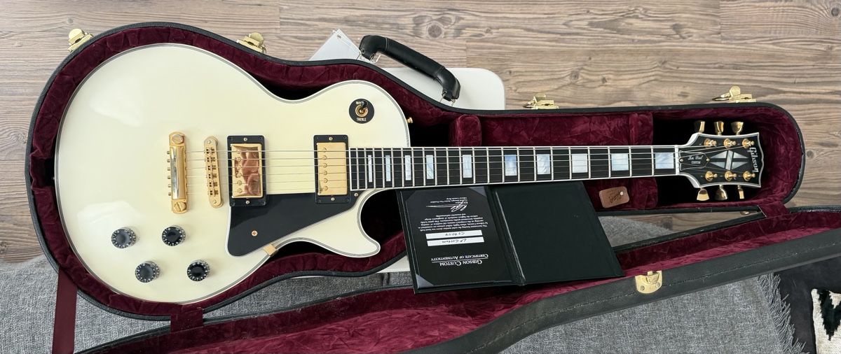 Gibson Instruments de musique: Gibson Les Paul Custom alpine white, Jg. 2009 – D'occasion à Volken par akollerwinti