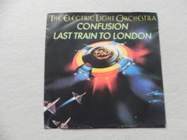 Single brit. Rock Band ELO 1979 Confusion / Last Train to ..