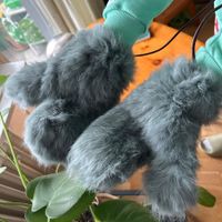 Pelzhandschuhe Kaninchen