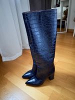 Damen Stiefel, Kroko Optik, Gr. 38.5