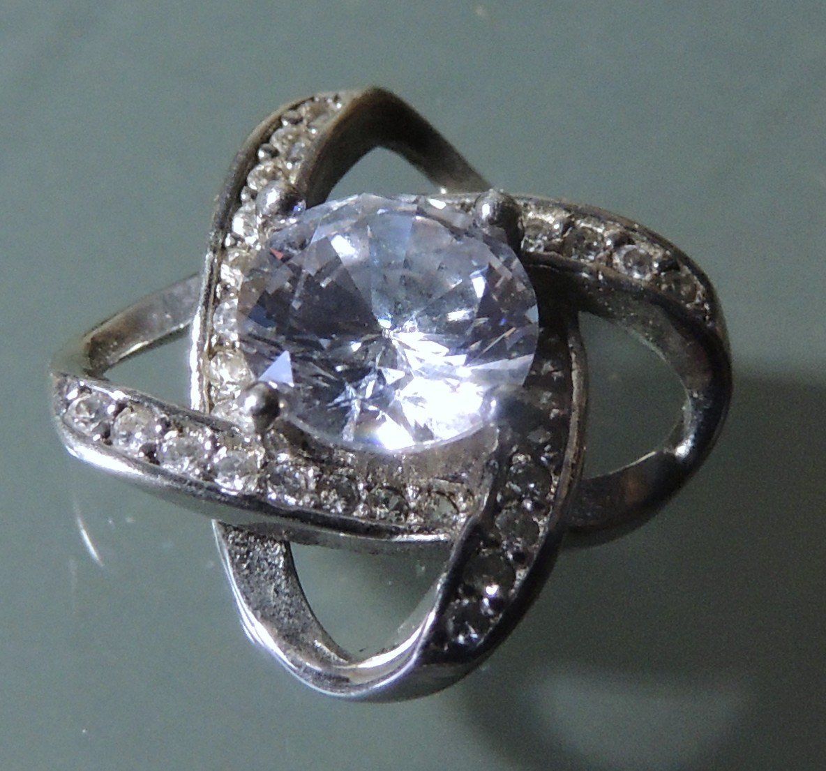 Anhänger: Silber 925 Anhänger mit Zirkonia – Gebraucht aus Waldenburg von schaller707