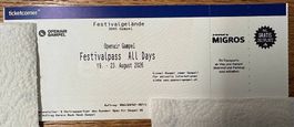 1 x Openair Gampel Festivalpass All Days 19.-23.08.2026
