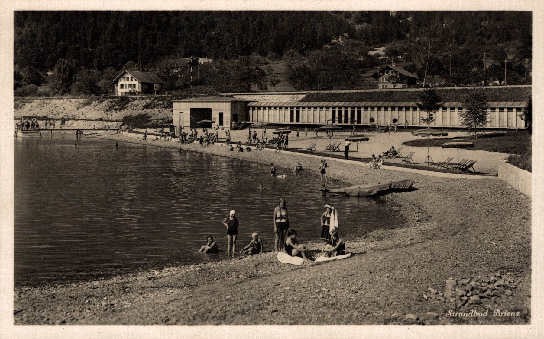 Ansichtskarten: Strandbad Brienz – Gebraucht aus Bronschhofen von Astore