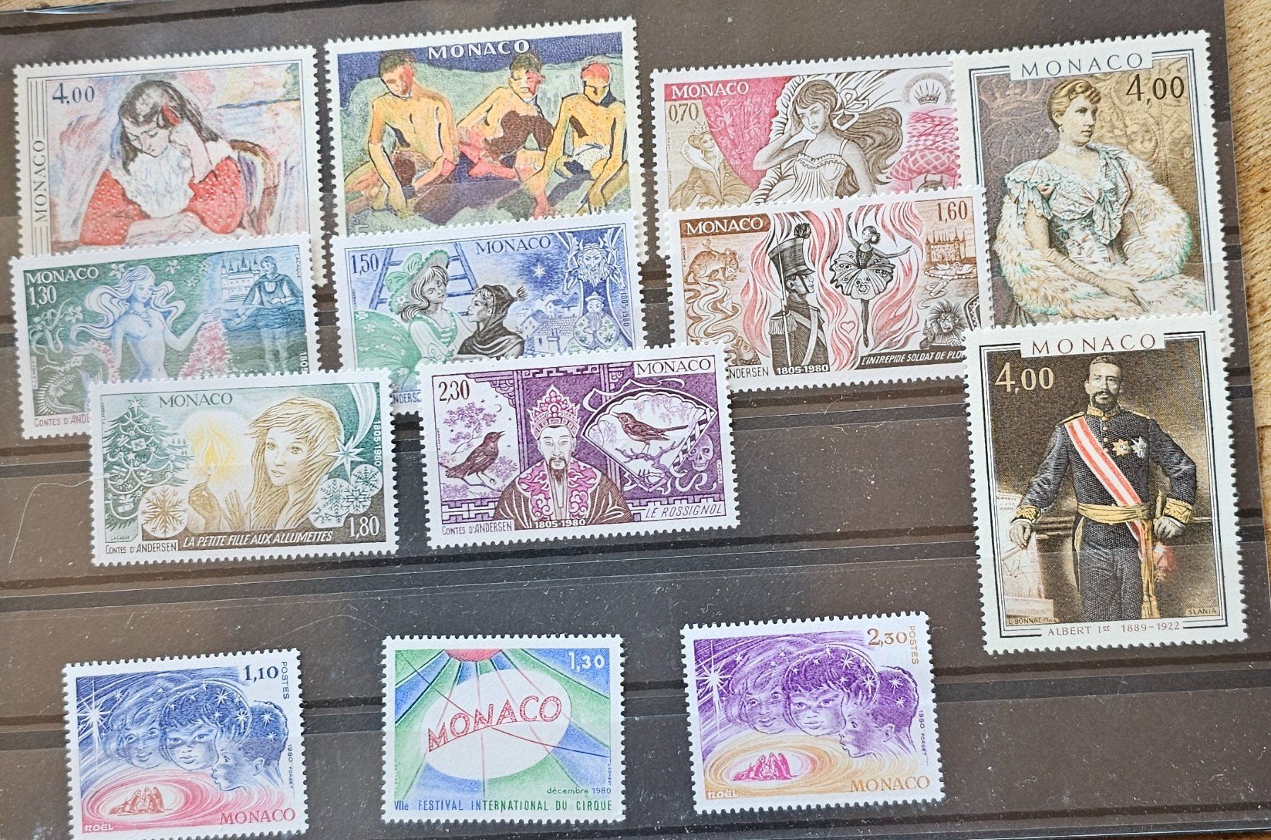 Tutti i francobolli: MONACO timbres neufs ** 1980 – Nuovo (secondo la descrizione) da Les Valettes venduto da Nuba1